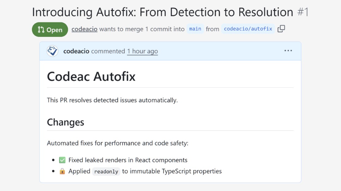 From Detection to Resolution in No Time: Introducing Autofix From Detection to Resolution in No Time: Introducing Autofix